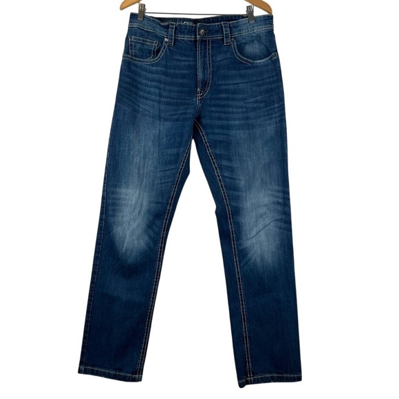 TK Axel Other - TK Axel Jeans Mens 36x34 Straight Wide Leg‎ Dark Wash Denim Cowboy Western Fit